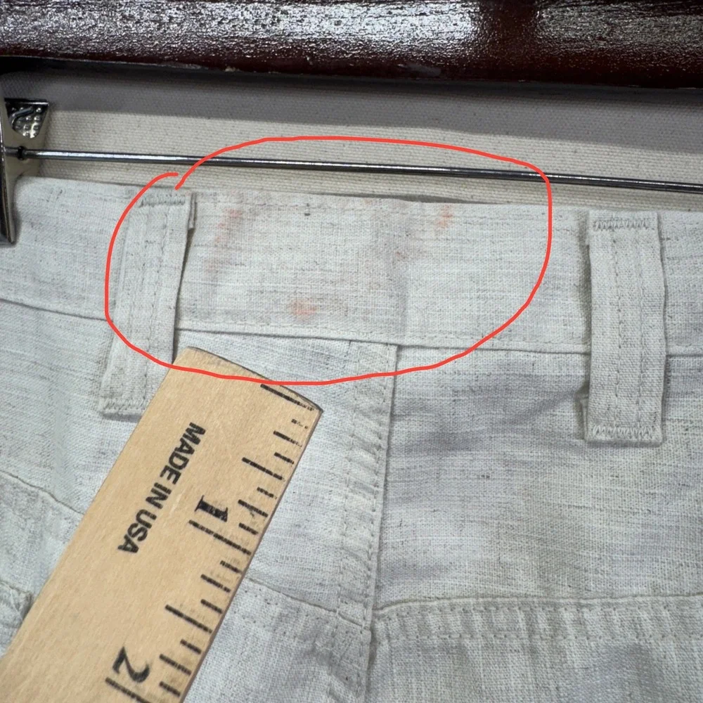 Levis Gentleman's Jeans 546 Mens 40X29 Beige Vintage 1980s Workwear Slacks